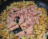 彩り野菜と大きめミンチのとろ〜りチーズカレー作り方4写真