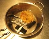 醤油味付け乾麺で作るかけうどん作り方2写真