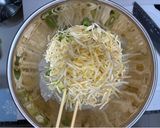 えのきともやしとネギのチーズチヂミ作り方2写真