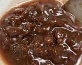 つぶあんバターチョコぜんざい作り方5写真