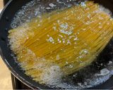 たらこ、牛乳パスタ作り方2写真
