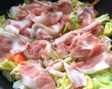 新キャベツと豚こまの塩、酢煮込み作り方2写真