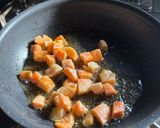 簡単！カフェ風サーモンのクリームパスタ作り方3写真