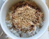 千葉県伝統の白米の海苔巻き☆しらす丼風作り方14写真