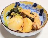 減塩　かぶと鶏肉の炒め煮　作り方9写真