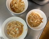 肉無チクワさっぱりクリーミー甘酢味野菜炒作り方9写真
