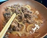 牛肉と玉ねぎの甘辛仕立て作り方7写真