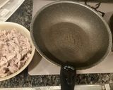 ゆで豚こま肉の甘辛豚キムチ作り方2写真