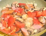 お昼ご飯♡行列のない我が家でトマトパスタ作り方2写真