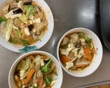 肉無豆腐すっきりコク旨梅キムチ味野菜炒め作り方17写真