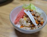 中華風ひき肉のレタス包み(ピリ辛)作り方3写真