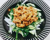 納豆サラダみそ味作り方3写真