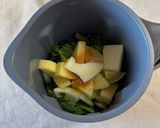 レコルトで！旬を味わう春菊のポタージュ作り方3写真