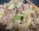 柔らか豚肉と大根&青梗菜の炒め物作り方8写真