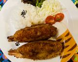 これはエビフライを名乗るメンチカツです。作り方12写真