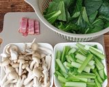 ☆簡単☆ふんわり卵の小松菜中華炒め作り方1写真