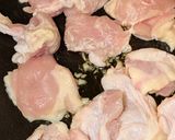 簡単具沢山・鶏肩肉のカルボナーラ風パスタ作り方2写真