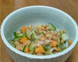 刻みぬか漬けの納豆ご飯作り方6写真
