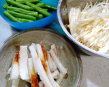 簡単☆いんげんとえのき茸の炒めもの♪作り方1写真