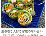 生春巻き～3種のアジアンたれで♬作り方15写真