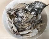渡り蟹とトックの醤油炒め(中華料理)作り方3写真