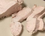 やわらか鶏むね肉と鶏スープ作り方5写真
