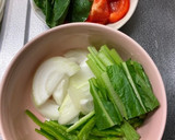 鶏もも肉とふわ卵の野菜中華炒め作り方3写真