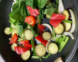 鶏もも肉とふわ卵の野菜中華炒め作り方8写真