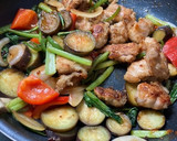 鶏もも肉とふわ卵の野菜中華炒め作り方9写真