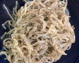 糸こんにゃくときのこのバター醤油炒め作り方1写真