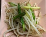 もやしとアスパラの生姜炒め作り方4写真