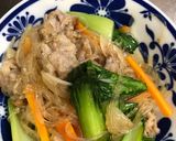 豚肉とチンゲンサイの春雨炒め作り方8写真