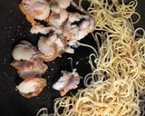 ホタテとズッキーニの焼きそば作り方8写真