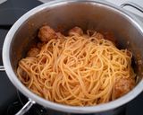 『ごろごろミートボールのトマトパスタ』作り方3写真