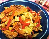 【鶏なんこつとキャベツのスパイシー炒め】作り方8写真