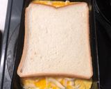 玉子焼きベーコンチーズエッグトースト作り方4写真