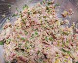 冷蔵庫整理☆豆腐豚挽肉ニラ餃子☆たれ6種作り方3写真