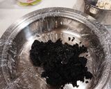 。*オレオレアチーズケーキ*。作り方2写真