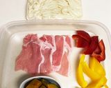 夏野菜♡焼きうどん作り方1写真