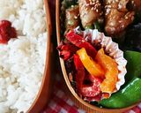 お弁当★パプリカのピリ辛オーロラソース作り方5写真