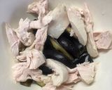 白だしで簡単！ナスとサラダチキンの浅漬け作り方2写真