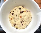 フルーツとクリームチーズ&ひまわりのパン作り方17写真