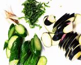 味付け昆布茶のみ♡きゅうりとナスの浅漬け作り方1写真
