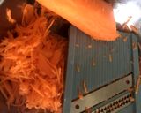 簡単　１度で２種作れる　にんじんラペ作り方1写真