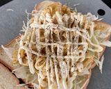 カレーマヨのサラダチキンホットサンド作り方4写真