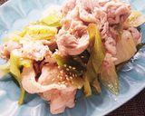 簡単！昆布茶と豚肉DEネギ肉炒め(丼)♪作り方6写真