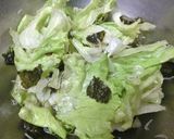 調味料2つ☆　感動のレタスと海苔のサラダ作り方2写真
