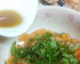 リカちゃん♡サーモンと三つ葉醤油ダレ和え作り方10写真
