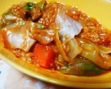 残ったカレーで♡レタスカレーリゾット作り方4写真