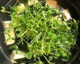 収穫した豆苗さんのお味噌汁作り方3写真